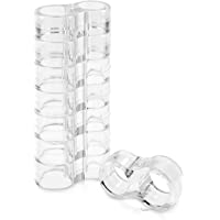 Navaris Set de 8 topes para Manilla de Puerta de PVC - Set de topes de Pared Transparentes - Protectores para picaporte…